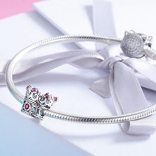 Load image into Gallery viewer, 925 Sterling Silver Crown Charm
