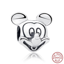 Load image into Gallery viewer, 925 Sterling Silver Mickey Mouse plain Charm
