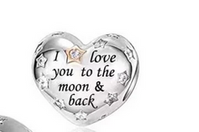 Load image into Gallery viewer, 925 Sterling Silver Sister Heart Charm
