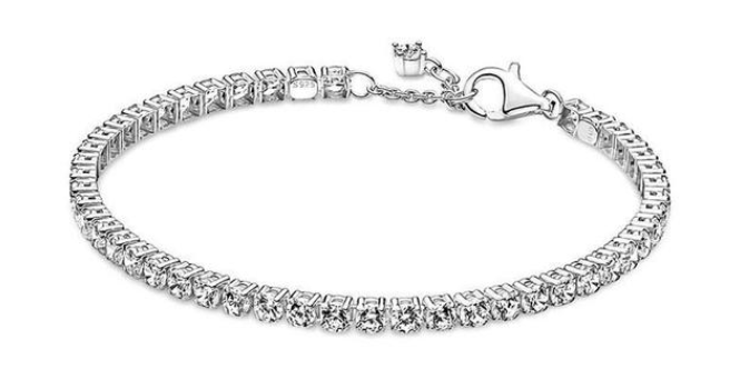 925 Sterling Silver CZ Tennis Bracelet