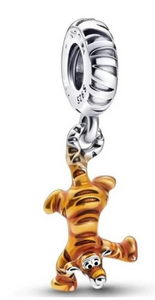 925 Sterling Silver "Tigger Disney " Dangle Charm