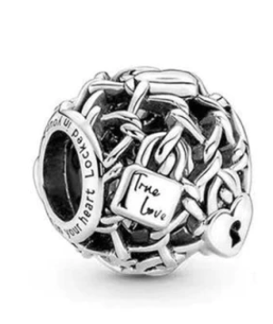 925 Sterling Silver True Love Charm