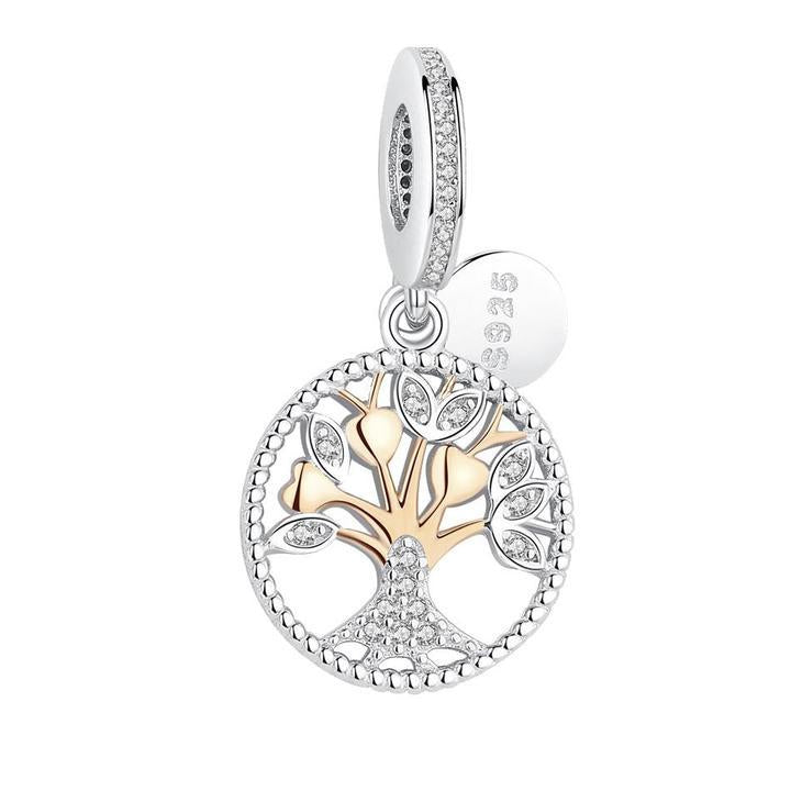 Tree of Life Two Tone Charm