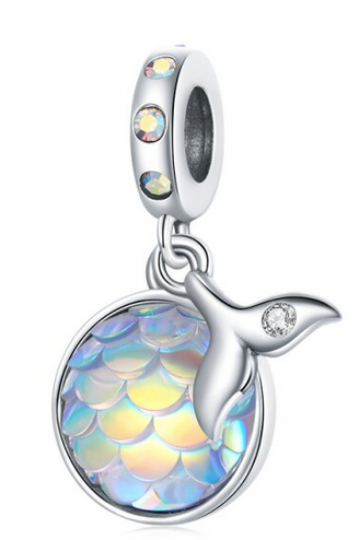925 Sterling Silver Dream Ocean Whale Tail Charm